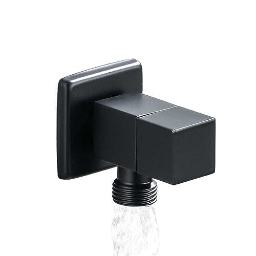 Vanne d'angle acier inoxydable 1/2 pour robinet d'arrêt d'eau de douche - 2