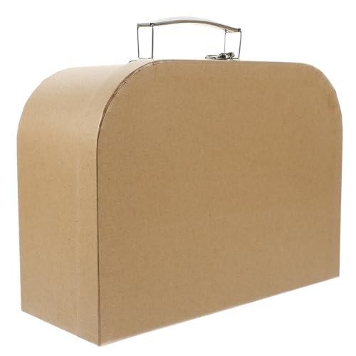 POPETPOP Valises En Carton Boîtes De Rangement Décoratives En Carton De Bureau De Valise Vintage Avec Couvercles Pour La Décoration De La Maison De Mariage