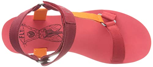 Fly London Yefa Multi/Red Grograin/Cupido Eu 39 (Us Women's 8-8.5) M #TOP4