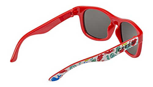 Cressi Teddy Kids Cool Sporty Sunglasses, Anti-UV Polarized Lenses, from 3 to 5 years: designed in Italy2