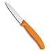 Produktbild Victorinox, 6.7636.L119, Swiss Classic, Gemüsemesser, Extra scharfe Klinge, mit Wellenschliff, robuster Kunststoff-Griff, Orange, Made in Switzerland, Spülmaschinengeeignet