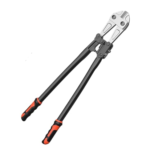 14 Inch Bolt Cutter, Heavy Duty Forged T8 Steel Blade Wire Cutters for Chains, Metal, Screws, Rivets & Fences, Ergonomic Rubber Grip Handle for Industrial Use & DIY Projects