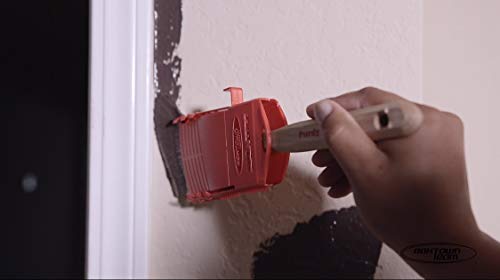 Cut-N-Edge : Ultimate Paint Brush Edger and Guard. Multi-Purpose 6 in 1 Tool (1 Black) + 2.5” BT Paint Brush