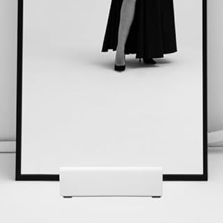 Gadpiparty 25cm A Wood Floor-Standing Mirror Base - Elegant Anti-Slip Holder for Full Length Mirrors Perfect for Home and Office Decor