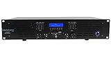 Technical Pro AX AMPLIFIER SERIES AX5000 5000 watts of peak power 2U Professional 2 Channel Power Amplifier, Black
