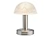 Trio Leuchten LED Tischleuchte Fynn II 599110107, Metall Nickel matt, Glas alabasterfarbig weiß, inkl. 1x E14 4.9 Watt LED, Touch-Me-Funktion (4-fach schaltbar, 3 Helligkeitsstufen), Höhe 21cm Glas günstig Kaufen-Trio Leuchten LED Tischleuchte Fynn II 599110107, Metall Nickel matt, Glas alabasterfarbig weiß, inkl. 1x E14 4.9 Watt LED, Touch-Me-Funktion (4-fach schaltbar, 3 Helligkeitsstufen), Höhe 21cm