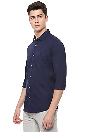 Image of Louis Philippe Men's Solid Slim Fit Shirt