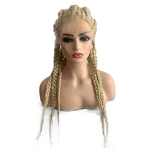 karissa Hair Blonde Braided Wig for Women Long 613 Blonde