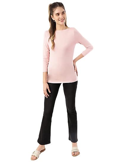 Image of Marks & Spencer Womens Solid Slim Fit T-Shirt