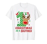 Photo Gallery il mio primo natale da fratello matching family 1st christmas maglietta Photo Gallery il mio primo natale da fratello matching family 1st christmas maglietta