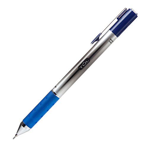 Tul Retractable Gel Pens 0.7Mm Needle Point Medium, Black/Blue Value Pack (2 4-Packs) #TOP5