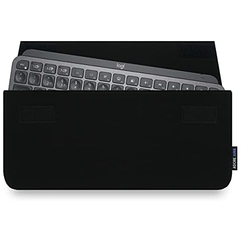 Adore June Keeb Protection Sleeve compatible with Logitech MX Keys Mini / Logitech MX Keys Mini Mac, Custom Made Case for Logitech MX Keys Mini for Mac / Logitech MX Keys Mini - Black Cover