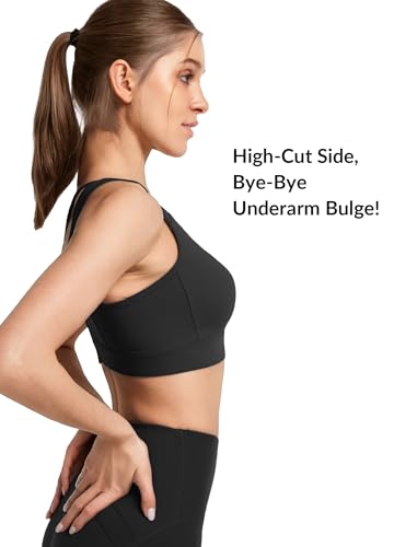 Yvette Front Zip Sports Bras for Women High Impact V-Back Supportive Bras for Plus Size3