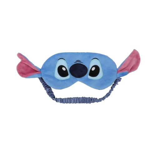Image of Lilo & Stitch kids Travel Set with Neck Pillow, Eye Mask, and Luggage Tag - Comfort and Style for Young Travelers!