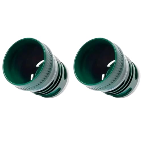 ALMAOS Thermo Bottle Stopper Replacement Part for Stanley. Yerba mate drinking - Thermo to Yerba Mate Termo Pico Mate/Pico cebador Stopper with High Precision Flow (Green without beak, Set of 2)