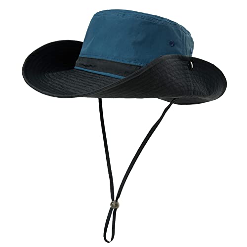 Chapeau de soleil homme pour la randonnée et le camping - Protection UV pliable