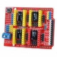 CNC Shield V3 Carving Machine / 3D Printer Expansion Board for Arduino - Red + Yellow-picture-39