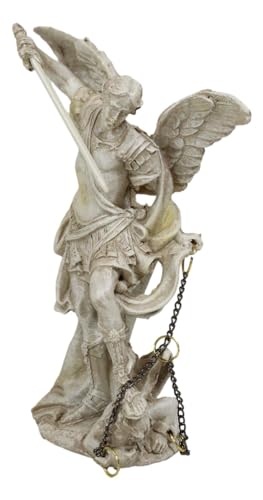 Estatua Religiosa Arcángel Miguel 5 pulgadas miniatura 2