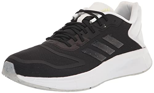 Image of adidas Women's Duramo 10 Running Shoe, Black /Black /Almost Lime