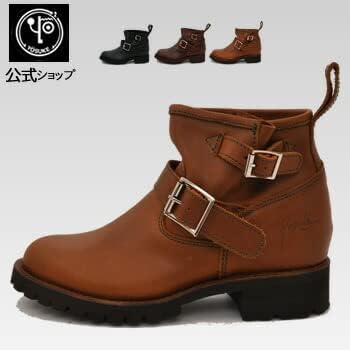 ヨースケ YOSUKE ] エンジニアブーツ レディース 本革 ショート