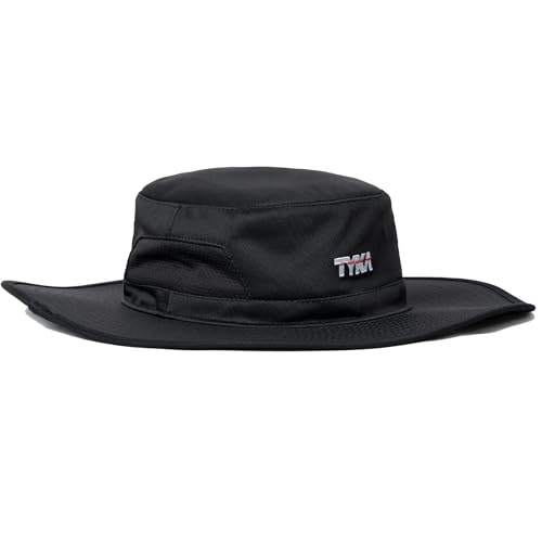 Image of TYKA Cricket Panama Hat | Wide Brim Sun Protection Hat with Sweat-Absorbent Towel Lining | Lightweight & Breathable Headwear for Cricket Matches