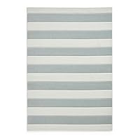 Think Rugs Catherine Lansfield Cove Stripe Modern Linear Rug, Sage Green