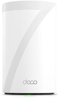 TP-Link Deco 7 Pro BE63 Tri-Band WiFi 7 BE10000 Whole Home Mesh System- 6-Stream 10 Gbps, 4X 2.5G Ports Wired Backhaul, 4X Smart Internal Antennas, VPN, HomeShield, Free Expert Support (1-Pack)