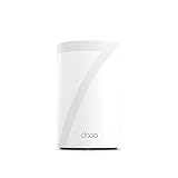 TP-Link Deco 7 Pro BE63 Tri-Band WiFi 7 BE10000 Whole Home Mesh System- 6-Stream 10 Gbps, 4X 2.5G Ports Wired Backhaul, 4X Smart Internal Antennas, VPN, HomeShield, Free Expert Support (1-Pack)