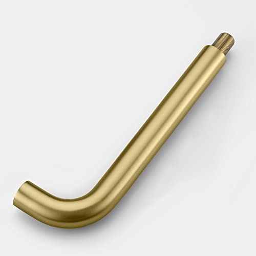 Sumerain Tub Faucet Wall Mount Tub Filler High Flow Bathtub Faucet Brushed Gold With Rough In Valve, Two Cross Handles #TOP6