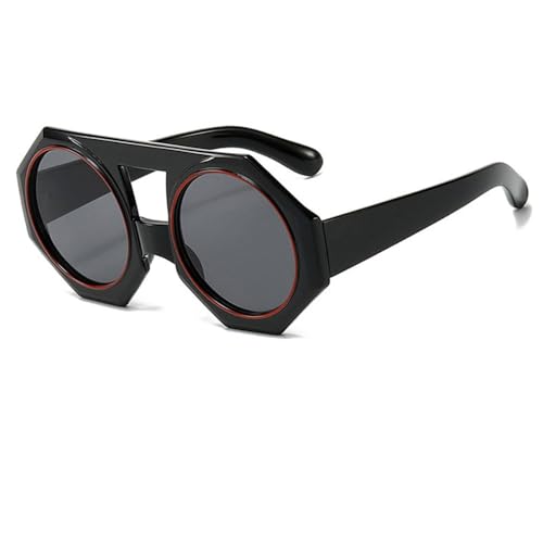 Lunettes de soleil anti-UV à grande monture blocage des rayons et confort