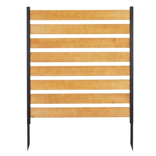Privacy Fence Panels for Outside No Dig Fence Screen Garden Fence Wooden Air Conditioner Fence Panels for...