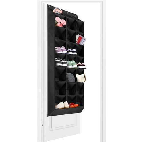 Armario para Zapatos – Organizador de Pared de Bolsillo, de Compartimento de Almacenamiento de Tela, Soporte para Panel de Puerta Colgante, estantes Verticales multifuncionales Que Permiten