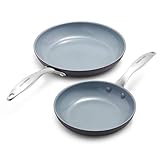 GreenLife CC001580-001 Cookware set, 8'' & 10'', Dark Gray