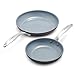 GreenLife CC001580-001 Cookware set, 8'' & 10'', Dark Gray