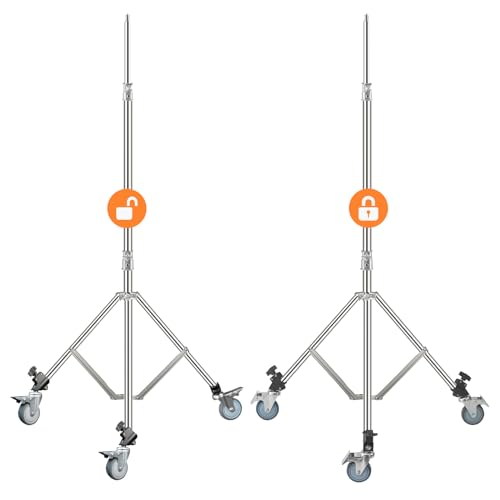 Roulettes pivotantes studio photo pour déplacements fluides - 7