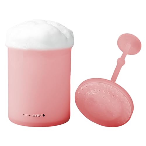 Botella de espuma limpiadora facial, limpiador para el cuidado de la piel, botella de espuma facial | Herramienta ergonómica de limpieza facial, crea espuma y cremosa para una limpieza suave y