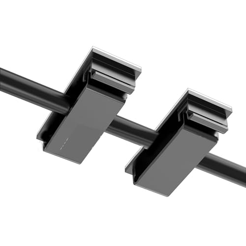flexman Cable Clips, ganchos adhesivos para cables, organizador simple para cables de escritorio para luces de hadas bajo escritorio, pared, coche, cables eléctricos (#1) miniatura 7