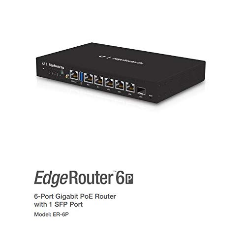 EdgeRouter 6P ER-6P 6-Ports Gigabit Router 1 SFP Port; 3.4 Million pps9