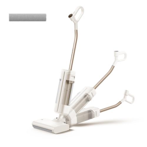 Image of dreame FloorX 110 Plus Wet Dry Mop, Cordless Wet Dry Cleaner, Eletric Mop | Cordless Wet Dry Cleaner, 600RPM Scrubbing, 149F Hot Air Drying, Dual-Tank System, 180 Lie-Flat Design for Hardfloor