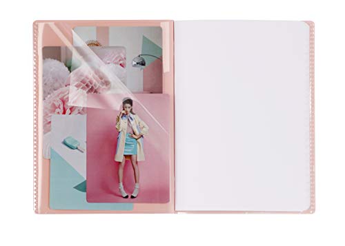 Clairefontaine 981472C, One Stapled Notebook Koverbook Blush Blue Frosted, 24x32 cm, 96 Seyes Ruled Pages, White Paper 90 g - Image 3