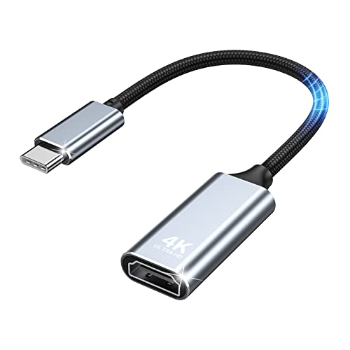 USB C to HDMI Adapter, Type-C to HDMI 4K Adapter, For MacBook Pro,Air,iPad Pro, Pixelbook, Dell XPS,Microsoft, Samsung Galaxy,Surface Book(Thunderbolt 3/4 Compatible)