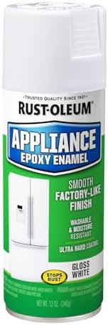 Rust-Oleum 7881830 Specialty Appliance Epoxy Spray Paint, 12 oz, White