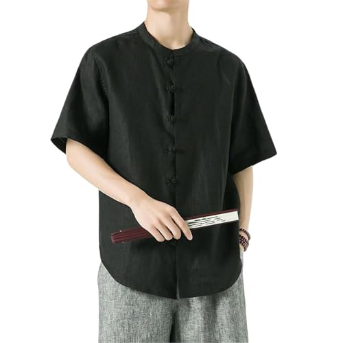 Costume tang pour homme contre la chaleur tissu lin ample