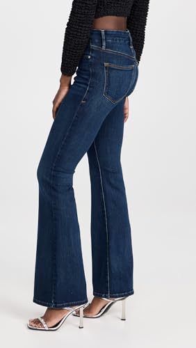 Good American Women's Good Legs Flare Jeans, Blue004, 004