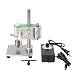 Produktbild ECUTEE Mini Tischbohrmaschine Standbohrmaschine Säulenbohrmaschine mit 12V-Netzteil-Adapter, Mini Bench Drill Drehzahlregelung 400-4500rpm Bohrhub13mm Löcher Bohren 1-3mm, Mini Bench Drill