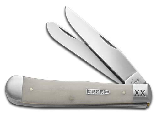 CASE XX Smooth Natural Bone Trapper 1/500 Stainless Pocket Knife Knives