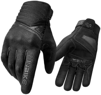 INBIKE Winter Motorradhandschuhe Wasserdicht Warm Winddicht mit Harter Schutz Motocross Motorrad Handschuhe Herren Damen IM902W