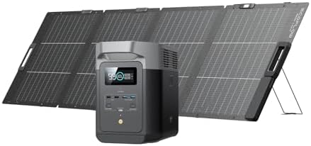 Paquete de generador solar de 220 W y EcoFlow DELTA 2 con capacid...