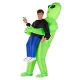 OFFIZIELLES MORPHCOSTUMES AUFBLASBARES ALIEN KOSTÜM: Diese riesigen aufblasbaren Alien Kostüme für Erwachsene machen Sie zum Mittelpunkt der Aufmerksamkeit!