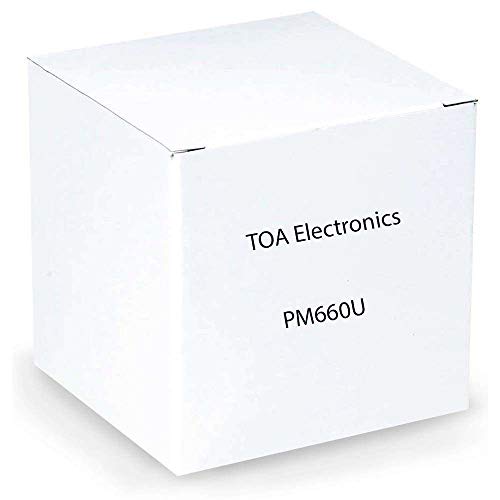 TOA PM-660U Desktop Paging Microphone, Unidirectional Polar Pattern, 600 Ohm Balanced Rated Impedance, -58 dB Rated Sensitivity, 100Hz - 10kHz Frequency Response